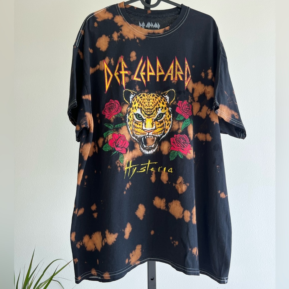 Deff leppard hysteria graphic t shirt